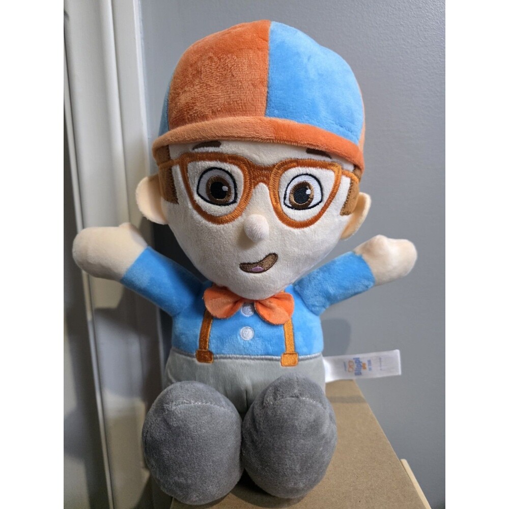 Blippi Live! 15” Plush Doll Adorable Stuffed Toy Sewn Features